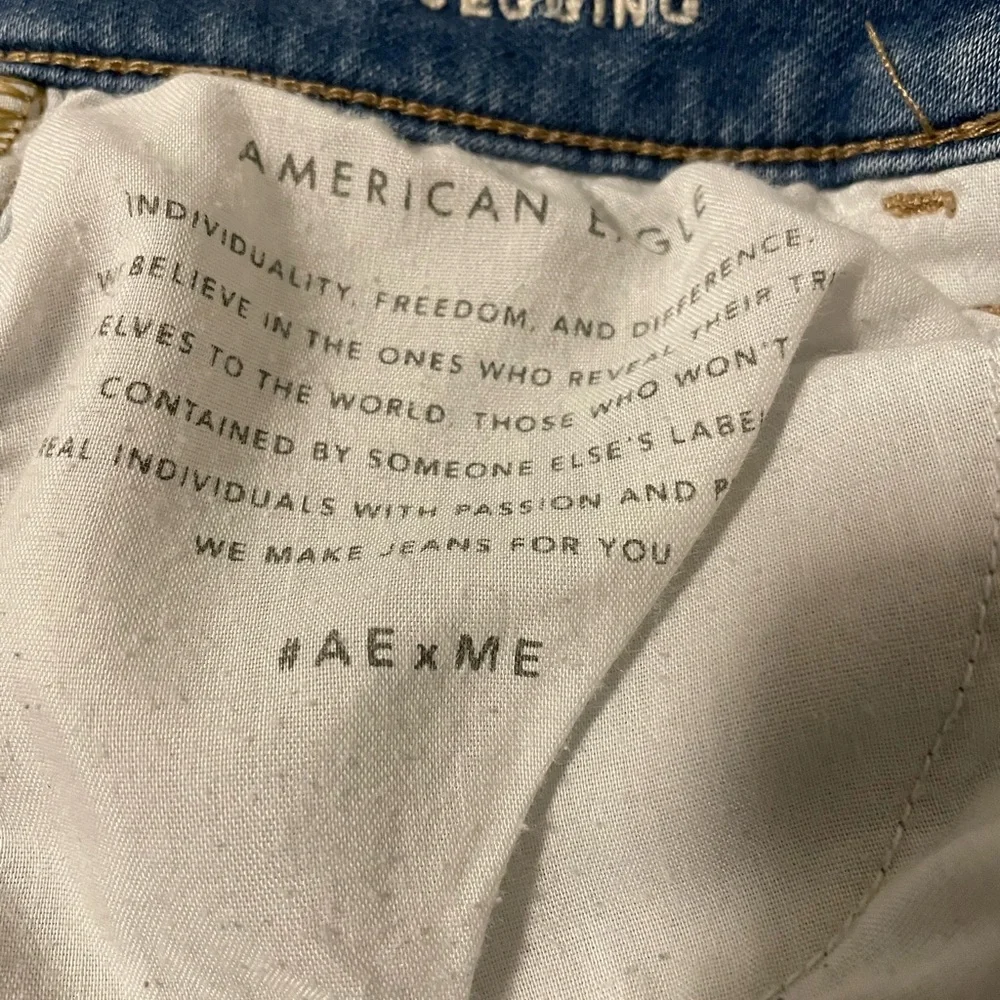 American Eagle Hi-Rise Jeggings, size 8 short cozy next level stretch, Womens - Picture 5 of 5